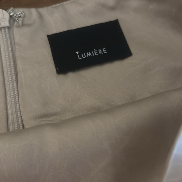 LUMIERE Gold Skirt - Picture 3 of 3